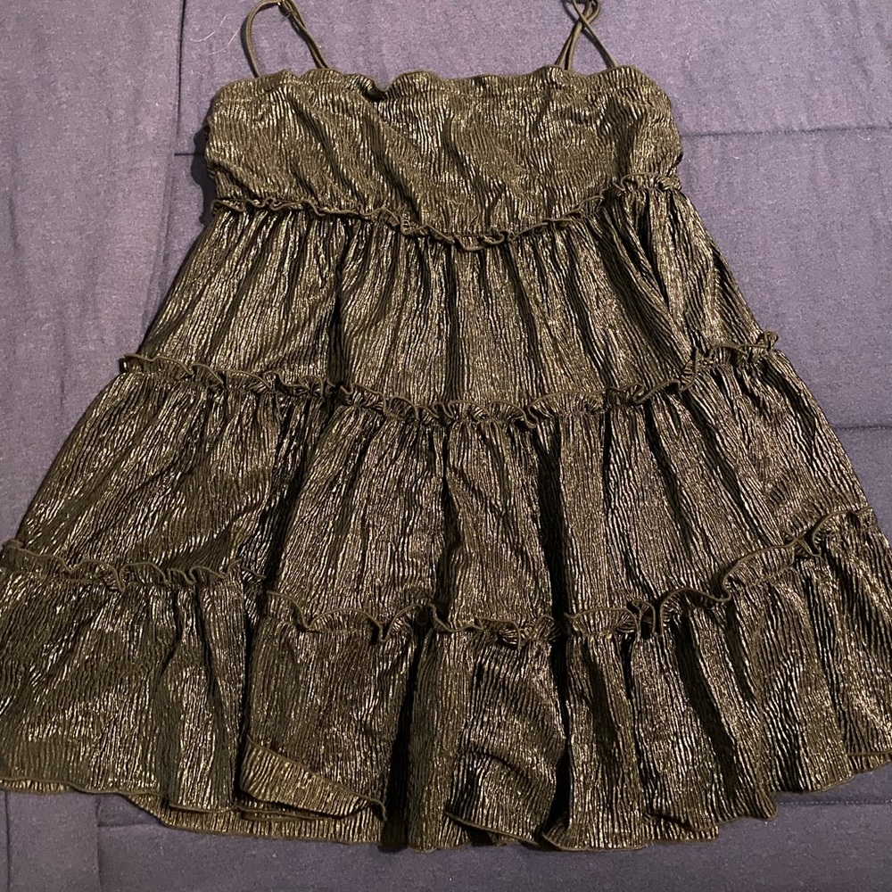 Lucy in the sky black dress, straight neck line. Never worn